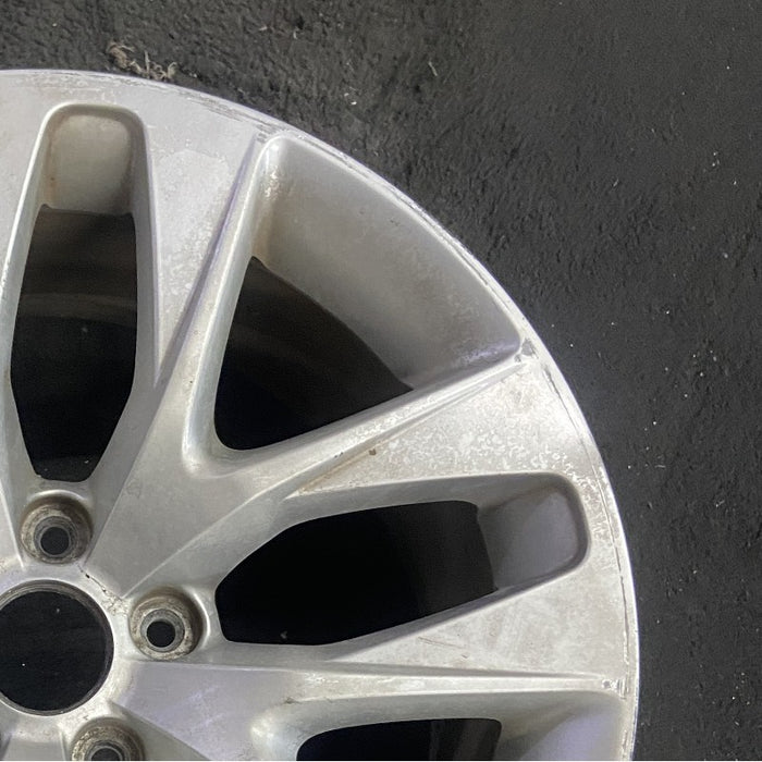 18" GENESIS 13-16 Cpe 18x8 10 spoke rear Original OEM Wheel Rim - Close-Up Detail