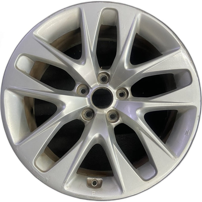 18" GENESIS 13-16 Cpe 18x7.5 10 spoke frt Original OEM Wheel Rim - Front View