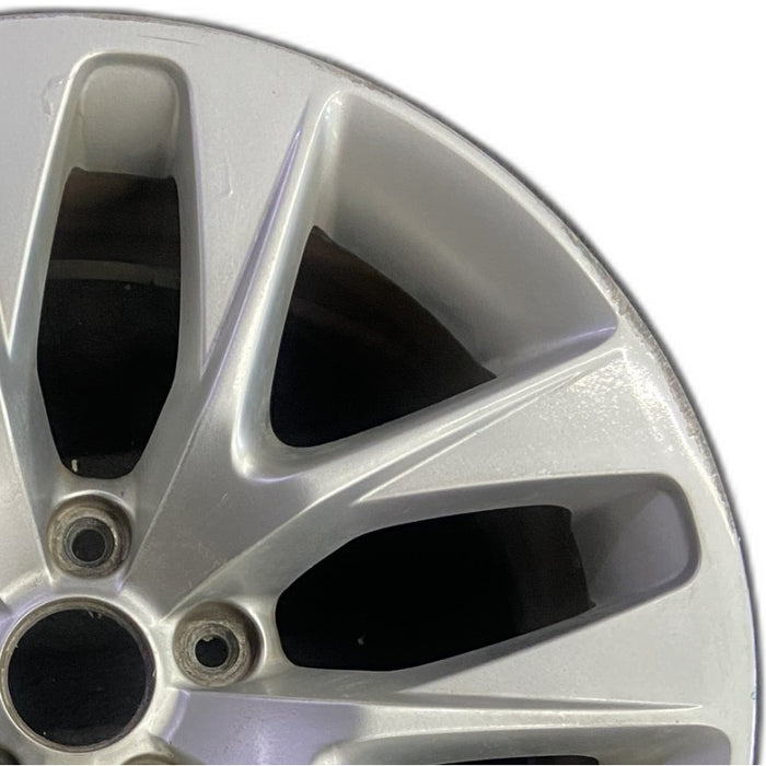 18" GENESIS 13-16 Cpe 18x7.5 10 spoke frt Original OEM Wheel Rim - Side Profile