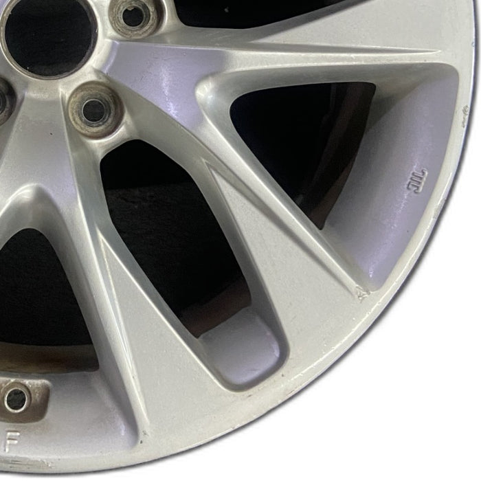 18" GENESIS 13-16 Cpe 18x7.5 10 spoke frt Original OEM Wheel Rim - Close-Up Detail