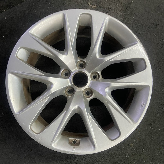18" GENESIS 13-16 Cpe 18x7.5 10 spoke frt Original OEM Wheel Rim - Additional View