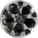17" XV CROSSTREK 21 17x7 alloy machined face dark gray pockets outer machined - Front View