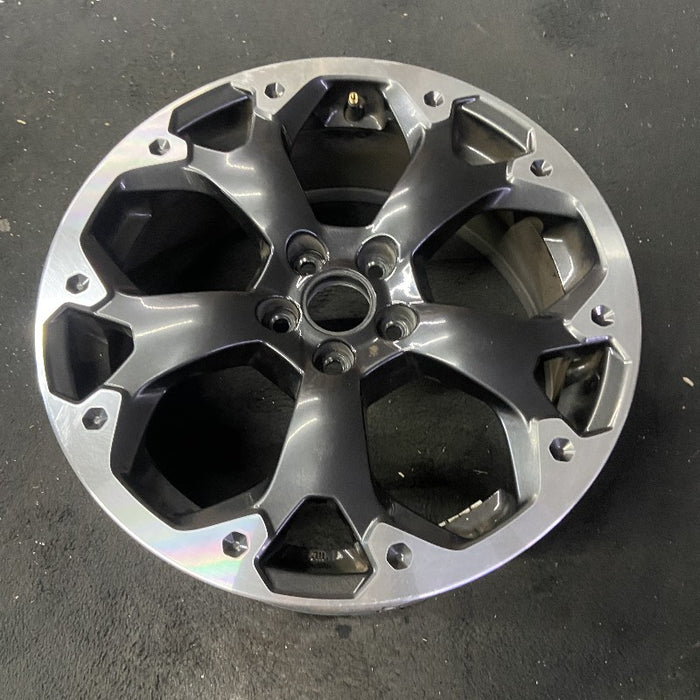 17" XV CROSSTREK 21 17x7 alloy machined face dark gray pockets outer machined - View 8