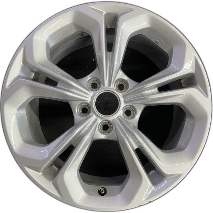 17" ACCORD 23-25 17x7.5 alloy 5 spoke double spoke silver Original OEM Wheel Rim - Front View