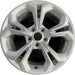 17" ACCORD 23-25 17x7.5 alloy 5 spoke double spoke silver Original OEM Wheel Rim - Front View
