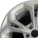 17" ACCORD 23-25 17x7.5 alloy 5 spoke double spoke silver Original OEM Wheel Rim - Angle View