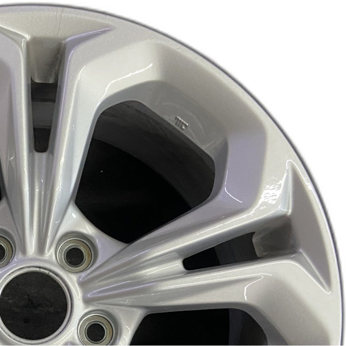 17" ACCORD 23-25 17x7.5 alloy 5 spoke double spoke silver Original OEM Wheel Rim - Side Profile