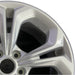 17" ACCORD 23-25 17x7.5 alloy 5 spoke double spoke silver Original OEM Wheel Rim - Side Profile