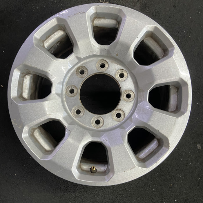 18" FORD F250SD PICKUP 23-24 18x8, aluminum, 8 spoke, flared spoke Original OEM - Angle View