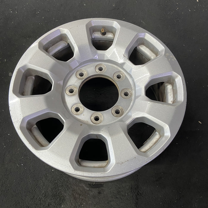 18" FORD F250SD PICKUP 23-24 18x8, aluminum, 8 spoke, flared spoke Original OEM - Close-Up Detail
