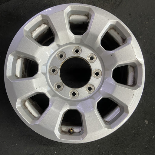 18" FORD F250SD PICKUP 23-24 18x8, aluminum, 8 spoke, flared spoke Original OEM - Angle View
