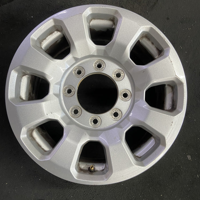 18" FORD F250SD PICKUP 23-24 18x8, aluminum, 8 spoke, flared spoke Original OEM - Angle View