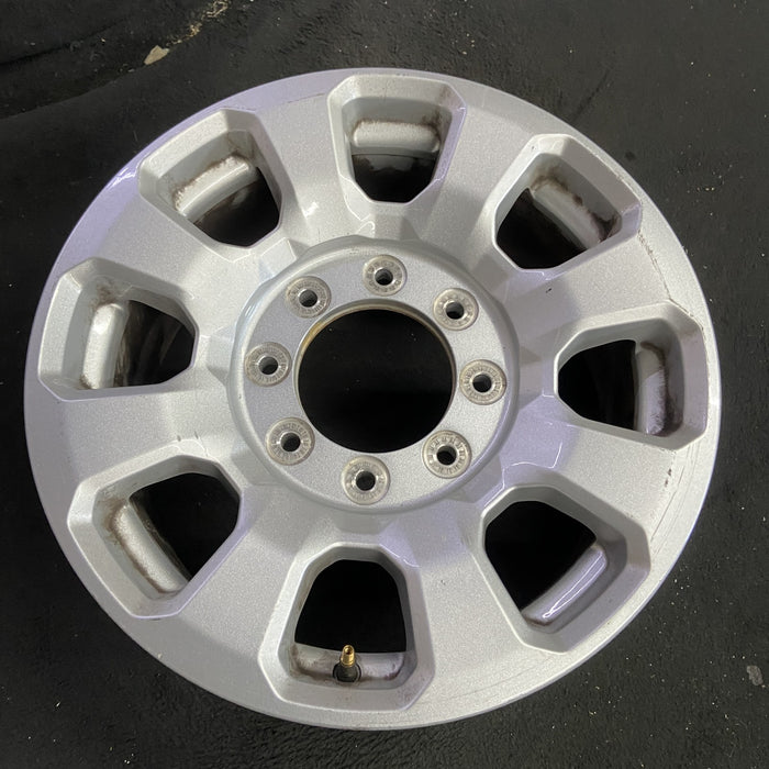 18" FORD F250SD PICKUP 23-24 18x8, aluminum, 8 spoke, flared spoke Original OEM - Side Profile