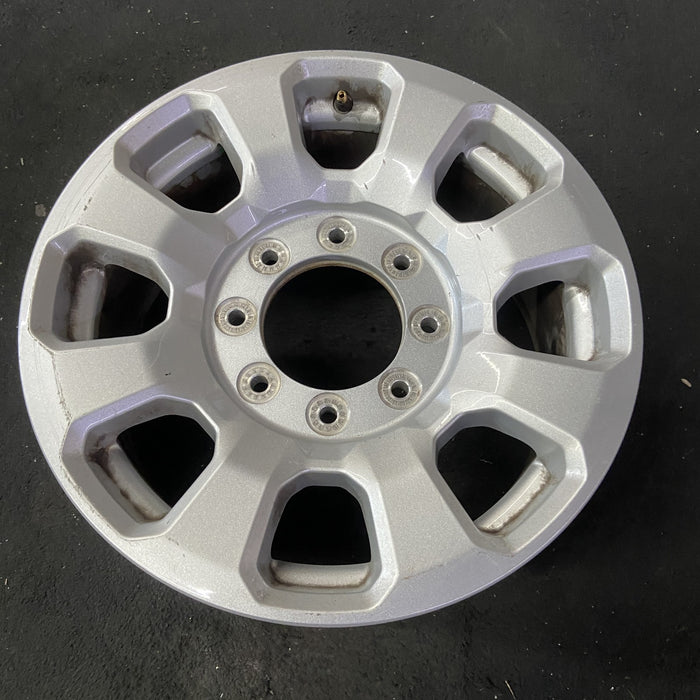 18" FORD F250SD PICKUP 23-24 18x8, aluminum, 8 spoke, flared spoke Original OEM - Close-Up Detail