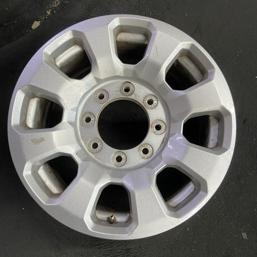18" FORD F250SD PICKUP 23-24 18x8, aluminum, 8 spoke, flared spoke Original OEM - Angle View