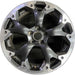 17" XV CROSSTREK 21 17x7 alloy machined face dark gray pockets outer machined - Front View