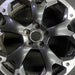 17" XV CROSSTREK 21 17x7 alloy machined face dark gray pockets outer machined - Angle View