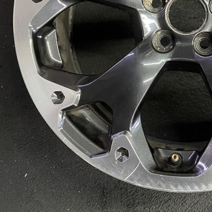 17" XV CROSSTREK 21 17x7 alloy machined face dark gray pockets outer machined - Additional View
