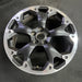 17" XV CROSSTREK 21 17x7 , machined face, dark gray pockets Original OEM Wheel - Side Profile