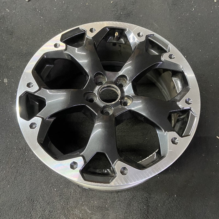 17" XV CROSSTREK 21 17x7 alloy machined face dark gray pockets outer machined - View 8