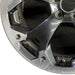 17" XV CROSSTREK 21 17x7 alloy machined face dark gray pockets outer machined - Back View