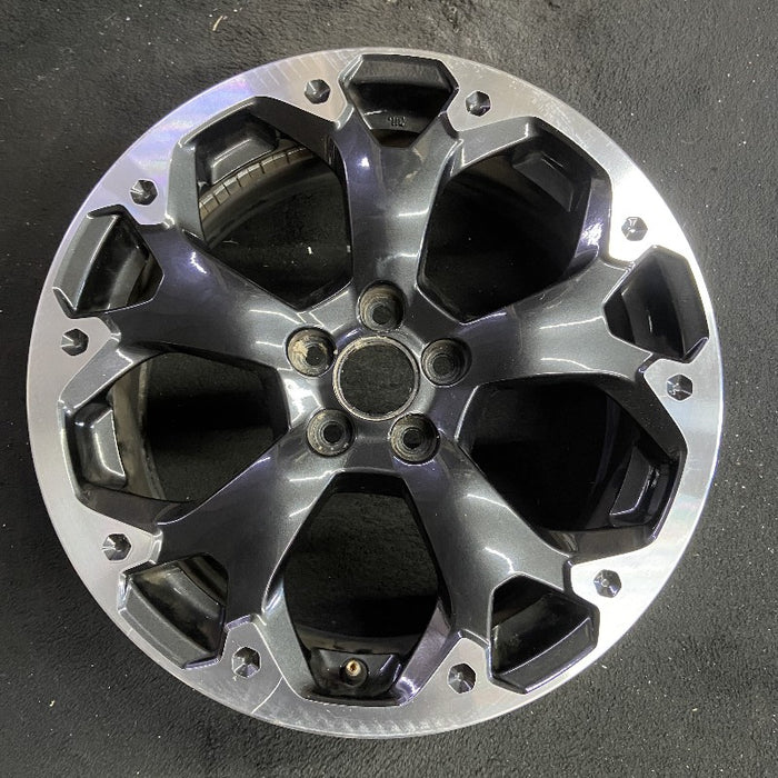 17" XV CROSSTREK 21 17x7 alloy machined face dark gray pockets outer machined - Additional View