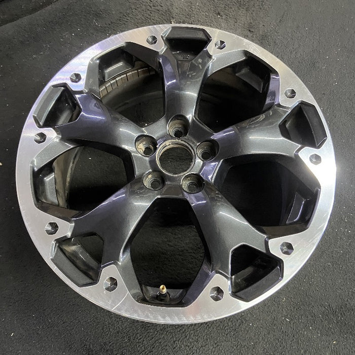 17" XV CROSSTREK 21 17x7 alloy machined face dark gray pockets outer machined - View 7