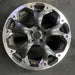 17" XV CROSSTREK 21 17x7 alloy machined face dark gray pockets outer machined - Front View