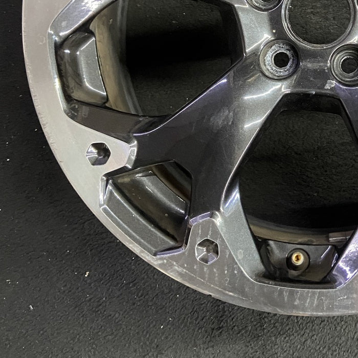 17" XV CROSSTREK 21 17x7 alloy machined face dark gray pockets outer machined - Additional View