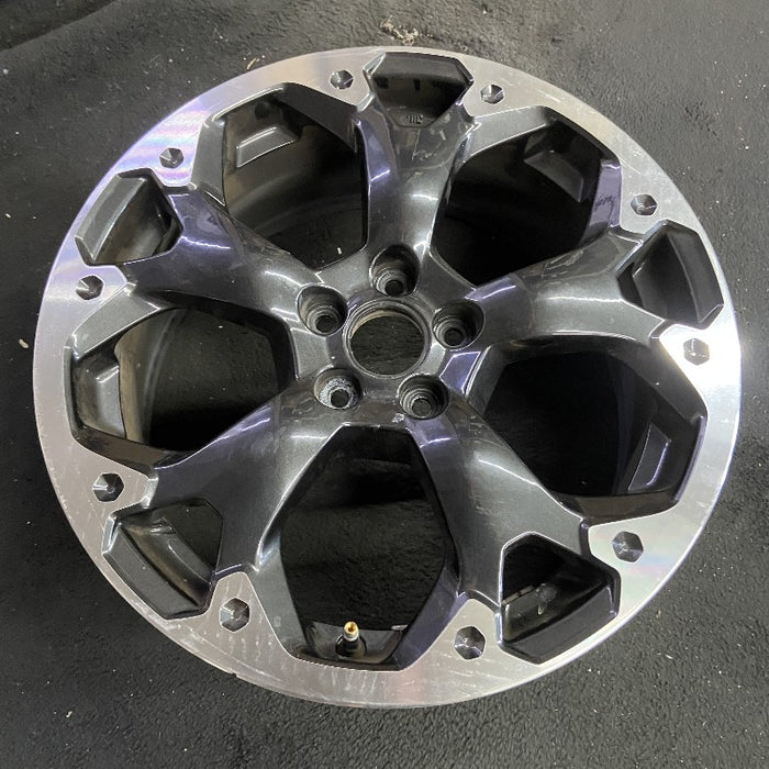 17" XV CROSSTREK 21 17x7 alloy machined face dark gray pockets outer machined - View 7