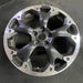 17" XV CROSSTREK 21 17x7 , machined face, dark gray pockets Original OEM Wheel - Side Profile