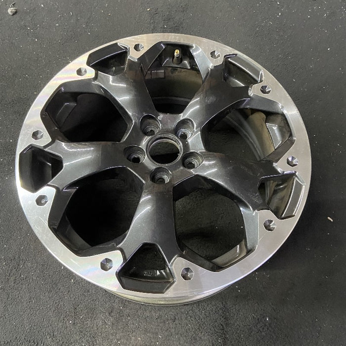 17" XV CROSSTREK 21 17x7 alloy machined face dark gray pockets outer machined - View 8