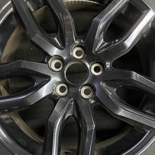 18" SCION TC 14-16 18x7.5 alloy 5 double spoke black Original OEM Wheel Rim - Angle View