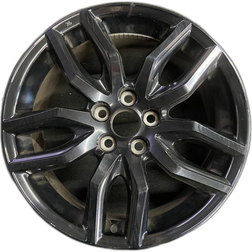 18" SCION TC 14-16 18x7.5 alloy 5 double spoke black Original OEM Wheel Rim - Front View