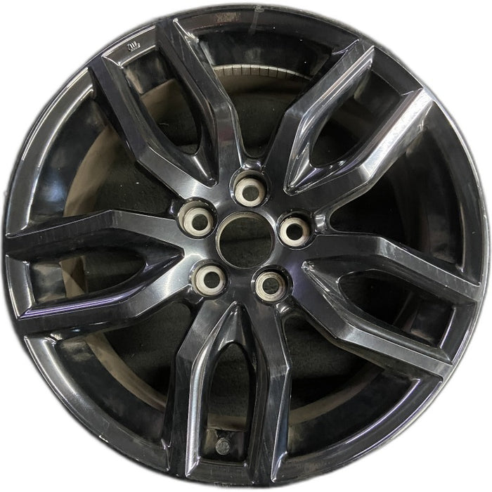 18" SCION TC 14-16 18x7.5 alloy 5 double spoke black Original OEM Wheel Rim - Front View