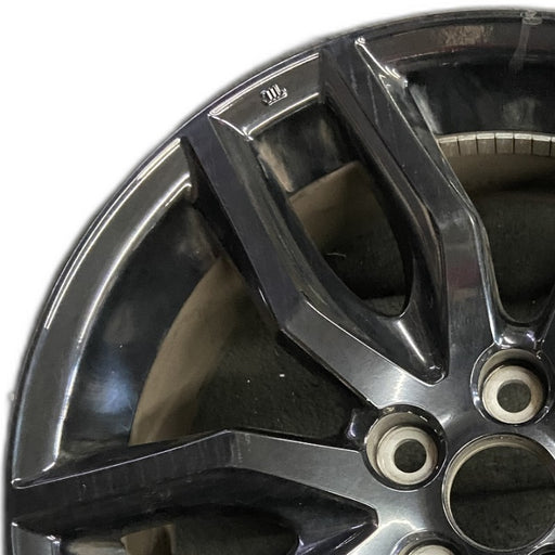 18" SCION TC 14-16 18x7.5 alloy 5 double spoke black Original OEM Wheel Rim - Angle View