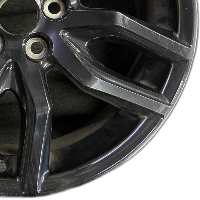 18" SCION TC 14-16 18x7.5 alloy 5 double spoke black Original OEM Wheel Rim - Close-Up Detail
