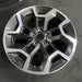 17" XV CROSSTREK 16-17 17x7 , 5 spoke, open spoke Original OEM Wheel Rim - Side Profile