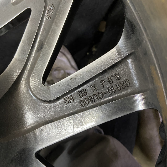 20" GV60 23-25 20x8.5 Original OEM Wheel Rim - Back View