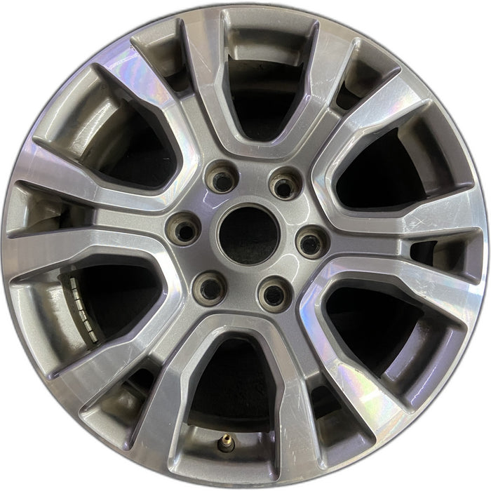 18" RANGER 19 18x8 , 6 spoke, machined face with pockets , U spoke Original OEM - Front View