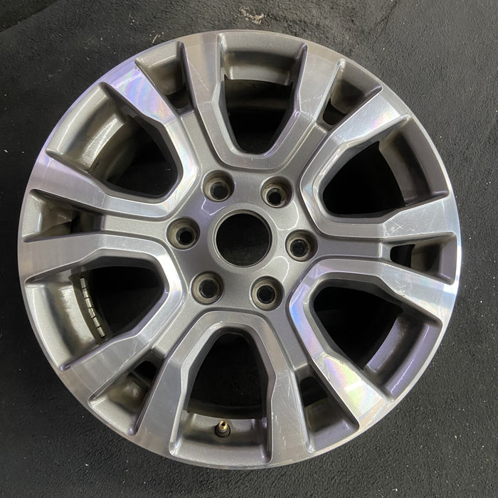 18" RANGER 19 18x8 , 6 spoke, machined face with pockets , U spoke Original OEM - Angle View