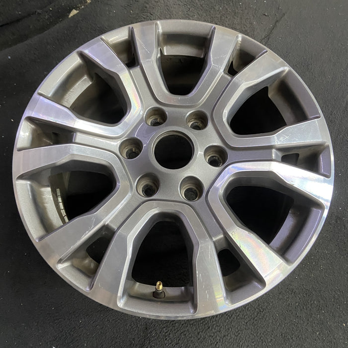 18" RANGER 19 18x8 , 6 spoke, machined face with pockets , U spoke Original OEM - Side Profile