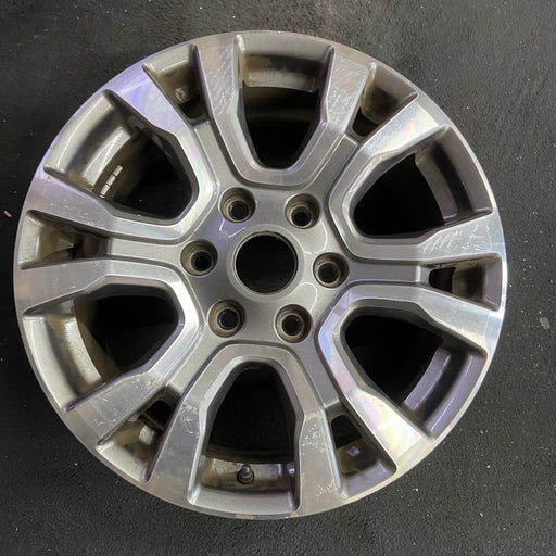 18" RANGER 19 18x8 , 6 spoke, machined face with pockets , U spoke Original OEM - Angle View