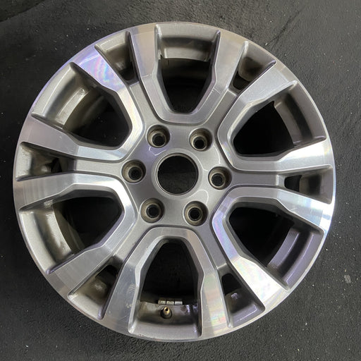 18" RANGER 19 18x8 , 6 spoke, machined face with pockets , U spoke Original OEM - Angle View