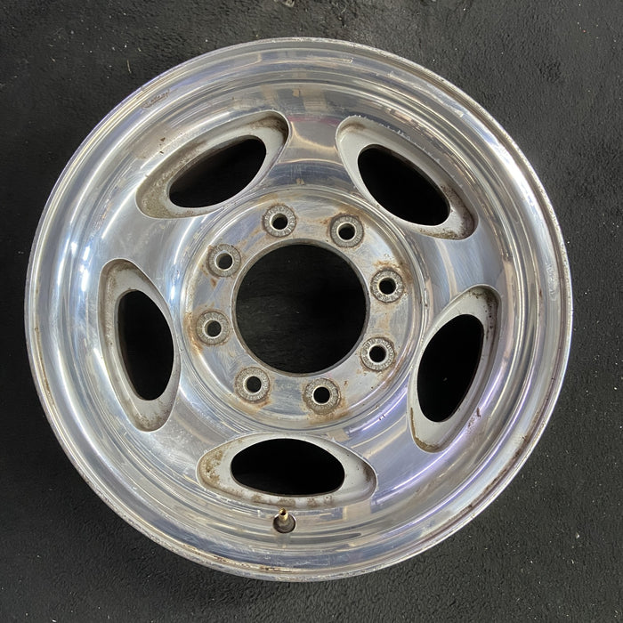 16" EXCURSION 00-05 , aluminum, 5 oval openings Original OEM Wheel Rim - Side Profile