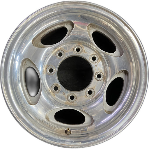 16" EXCURSION 00-05 , aluminum, 5 oval openings Original OEM Wheel Rim - Front View