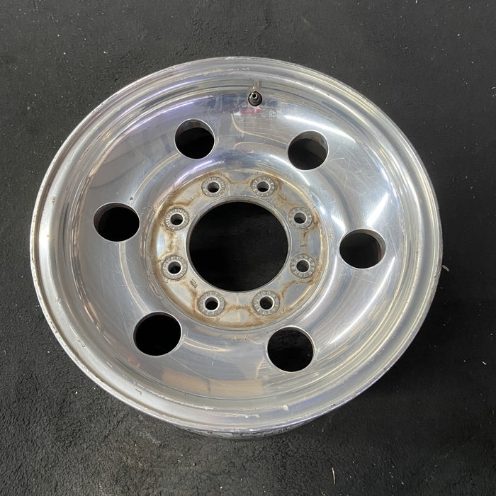 16" EXCURSION 04-05 , aluminum, 6 round holes Original OEM Wheel Rim - Close-Up Detail
