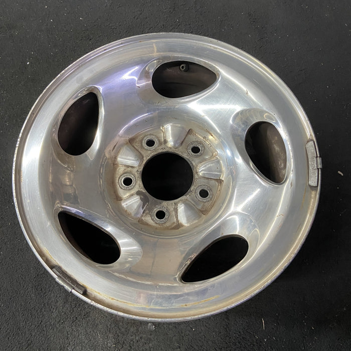 16" FORD F150 PICKUP 00 12mm lugs , 16x7, aluminum, 5 ovals spokes Original OEM - Close-Up Detail