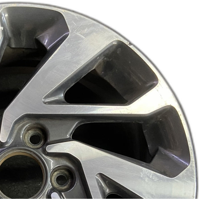 16" CIVIC 16 16x7 alloy gray inlay Sdn Original OEM Wheel Rim - Side Profile