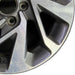 16" CIVIC 16 16x7 alloy gray inlay Sdn Original OEM Wheel Rim - Close-Up Detail